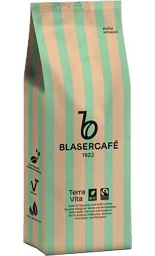Blasercafé Terra Vita Fairtrade 1000g Bohnen