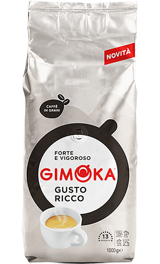 Gimoka Caffe Gusto Ricco 1000g Bohnen