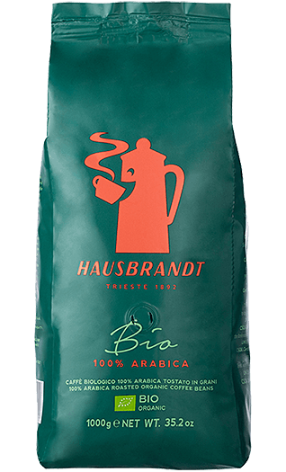Hausbrandt Caffe Bio 100% Arabica 1000g Bohnen