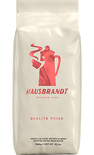 Hausbrandt Caffe Qualita Rossa 1000g Bohnen