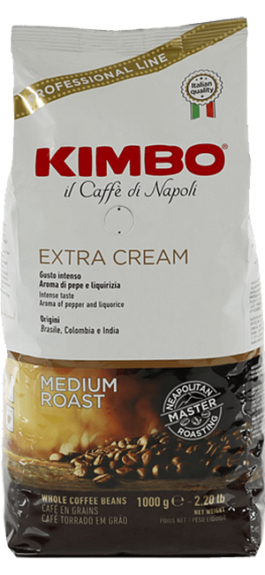 Kimbo Extra Cream 1000g Bohnen