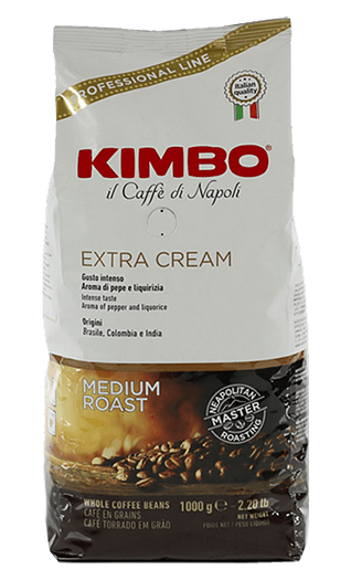 Kimbo Caffe Extra Cream 1000g Bohnen
