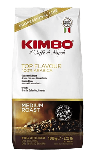 Kimbo Caffe Top Flavour 1000g Bohnen