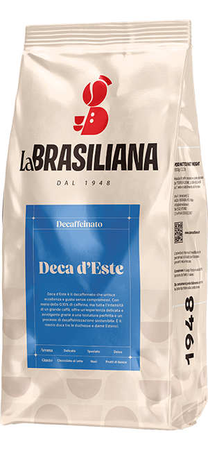 La Brasiliana Deca d'Este (früher Decaffeinato) 1kg Bohnen La Brasiliana Deca d\'Este (früher Decaffeinato) 1kg Bohnen