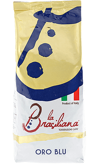 La Brasiliana Caffe Oro Blu 1000g Bohnen