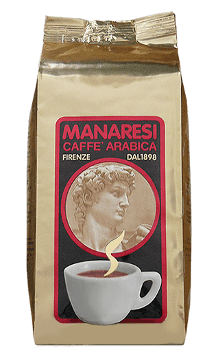 Manaresi Kaffee Espresso Miscela Oro 1000g Bohne