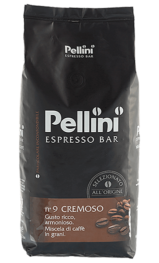 Pellini Caffe Espresso Bar N° 9 Cremoso 1000g Bohnen