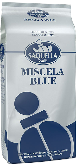 Saquella Espresso Miscela Blue 1kg Bohnen