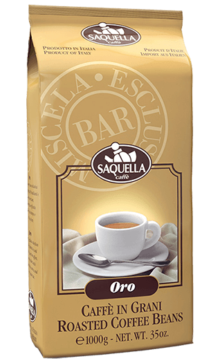 Saquella Caffe Miscela Esclusiva Oro Bar 1000g Bohnen