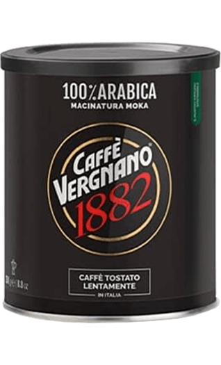 Vergnano Caffe 100% Arabica Moka 250g gemahlen Dose