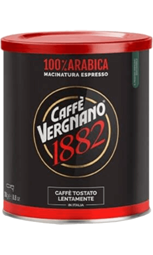 Vergnano Caffe 100% Arabica 250g gemahlen Dose