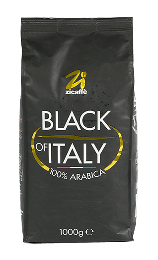Zicaffè Black of Italy 100% Arabica 1000g Bohnen